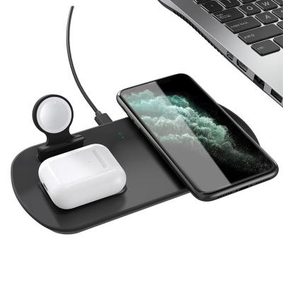China Short Circuit Protection 3 In 1 Qi Wireless Charging Pad For Apple for sale