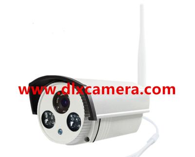 China DLX-WFB13 1280x960P 1.3Mp Outdoor Weather-proof Wireless WI-FI IP IR Bullet Camera  with SD slots  OutdoorWIFI IP camera for sale
