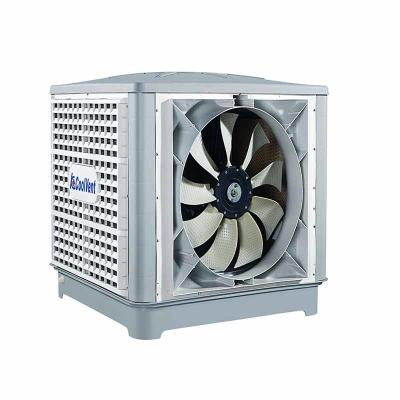 China 2.2kw PP	Refrigerador de aire fijo al aire libre de canalización industrial del conducto del tejado del refrigerador 30L/H en venta