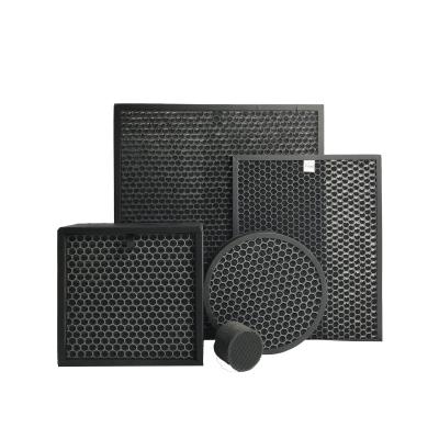 China Activated Carbon Honeycomb Air Filter Customized Sizes For Industrial Humidifier for sale