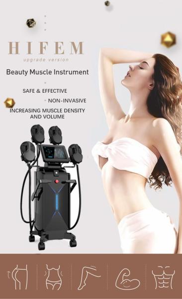 Quality High Intense 4 Handle Emslim Nova Machine Electromagnetic EMS Therapy Machine for sale
