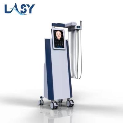 China Pe Face Vline Face Electromagnetic RF Laser Beauty Machine Skin Tightening Anti Aging Electromagnetic Therapy Machine zu verkaufen
