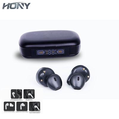 China Bluetooth 5,0 fones de ouvido estereofônicos impermeáveis sem fio de Earbuds TWS na orelha à venda