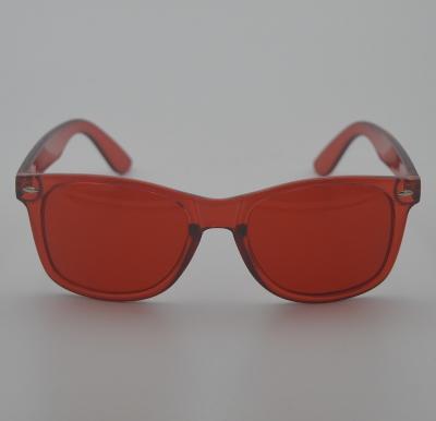 China Óculos de sol de impulso da terapia da cor do humor do quadro UV400 do PC à venda