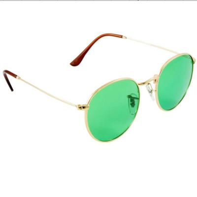 China 125*50*45mm Green Color Therapy Eyewear For Lifting Your Spirits for sale