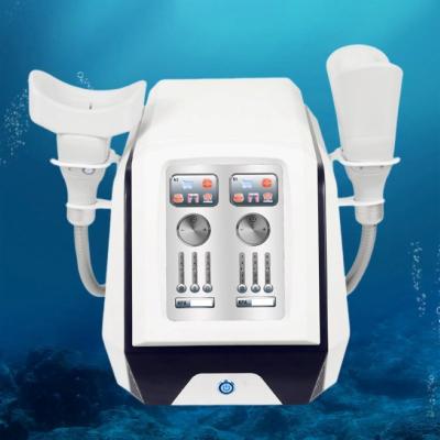 China 2 Handles Portable Vacuum Suction Machine Cryolipolysis Cellulite Remover Machine for sale