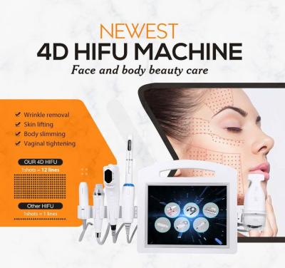 China 6 portátiles en 1 ultrasonido enfocado de intensidad alta de la máquina del lifting facial de 4D Hifu en venta