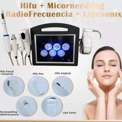 China 6 In 1 Liposonic RF Slimming Machine 4D Multi Row Detection Function for sale