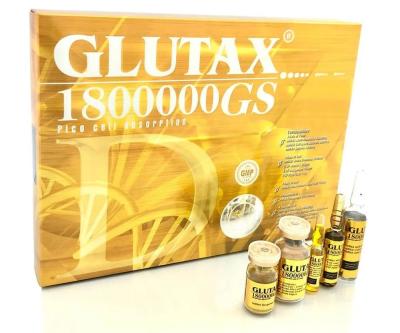 中国 プロダクトを白くするグルタチオンの注入のGlutax本物の18000000GSの皮 販売のため
