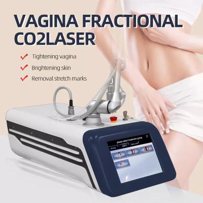 China Glass Tube 60w V10 Co2 Fractional Laser Machine For Vaginal Treatment Skin Resurfacing for sale