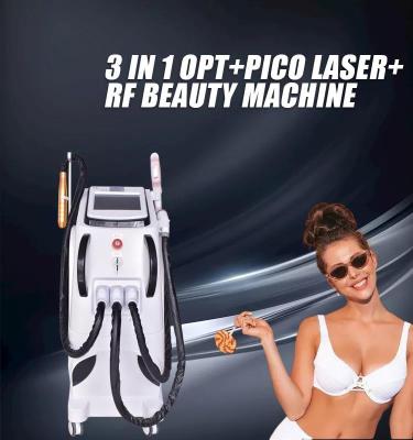 China 3 In 1 OPT 360 Magneto Optic Hair Removal Machine Picosecond Tattoo Removal for sale