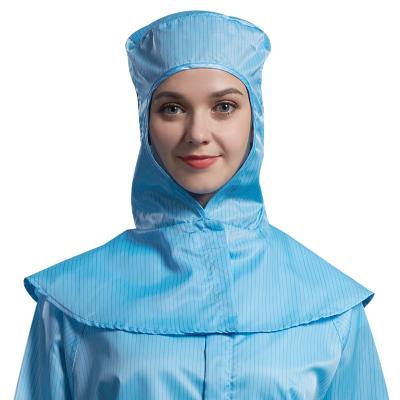 China Dustproof Cleanroom ESD Hat Breathable Food Processing Workshop Mesh Cap for sale