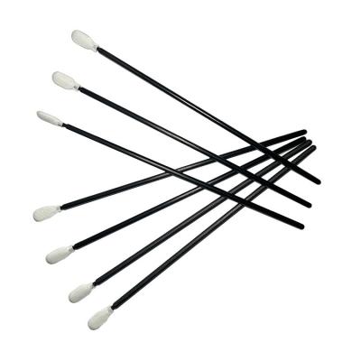 China Cleanroom Cotton Polyester Foam Swabs Industrial Lint Free Cleanroom Polyester Head Swab for sale