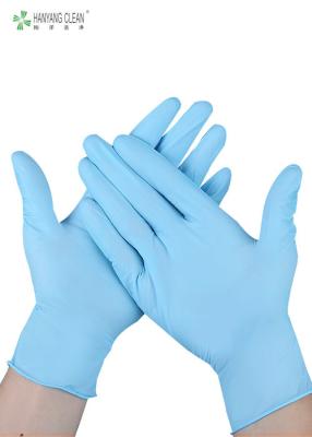 China Cleanroom Gloves Durable Flexible TPU 100% Nitrile ESD Gloves for sale
