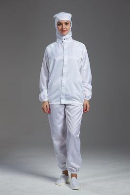 Chine Vêtements de travail à capuchon de veste d'anti d'ESD autoclave réutilisable bleu statique de couleur pour le cleanroom de la classe 100 à vendre