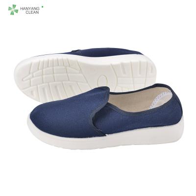 China PU sole esd unisex cleanroom dustproof shoes antistatic lab shoe for production workshop for sale