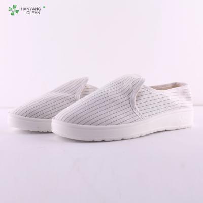 China PU Flexibility Women'S Anti Static Shoes White Color For Electronics Industry for sale