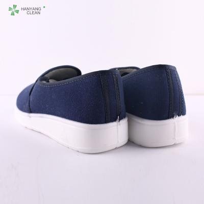 China Los zapatos estáticos antis de los parásitos atmosféricos antis azules respirables, trabajo del PVC del ESD calzan diseño unisex en venta