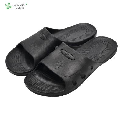 China Hard Fold SPU ESD Cleanroom Shoes , Anti Static Slippers For Enterprise Units for sale