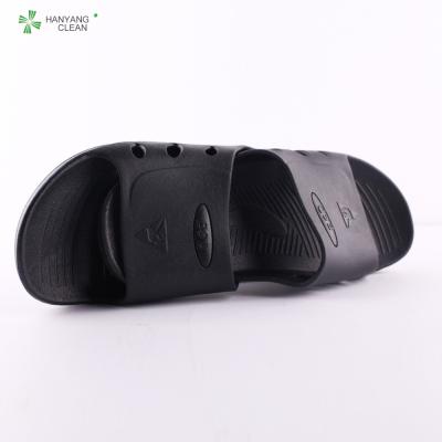 China Antibeleg statische Esd-Reinraum-Antipantoffel, schwarze die Arbeits-Schuhe der Männer zu verkaufen