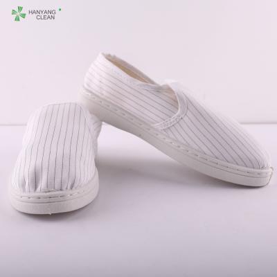 China White Antistatic Shoes Cleanroom ESD PVC Safety Shoes for sale