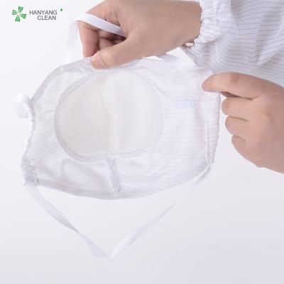 China mascarilla anting eléctrica quirúrgica reutilizable estática anti femenina de la protección de la cara del recinto limpio de las mascarillas del polvo de 3D que fuma ESD en venta