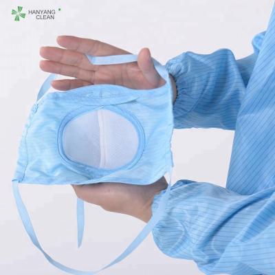 China Anti Static Cleanroom Face Mask 3D Dust Respirator Unisex ESD Breathable for sale