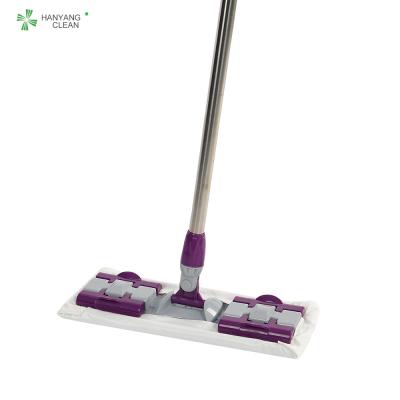China Anti Static Industrial Floor Mop 110cm Handle Length With Stainless Steel Pole Material for sale
