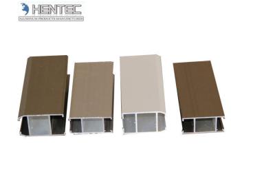 China Bronze Aluminium Extrusion Shapes , Extruded Aluminium Profile OEM for sale