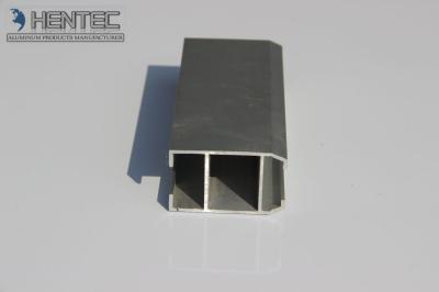 China Greenhouse 6061 Aluminum Profile Black Anodized Milling Drilling for sale