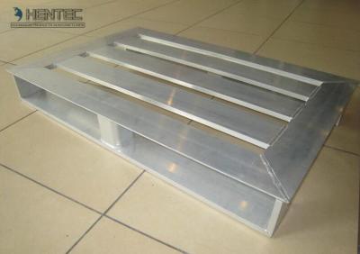 China Anodized Light Weight Slatted Aluminum Pallets Used For Ware House for sale