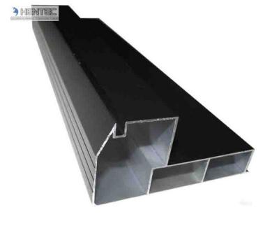China Anodized Extruded Aluminum Profiles / Double Layer Tempered Glass Aluminum Structural Framing for sale