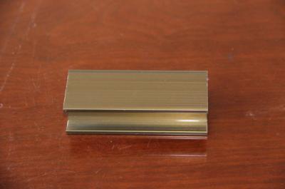 China Square Aluminum Extrusions / Aluminum Alloy 6061 Profile With Golden , Silver Color for sale