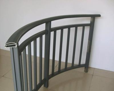 China Powder Painted Aluminum Hand Railings / Balustrade For Buildings for sale
