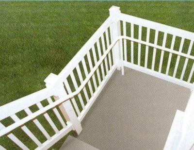 China Alloy 6063 - T5 aluminum hand railings for stairs , aluminum porch railing for sale