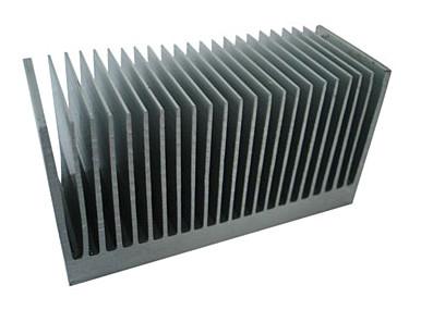 China Industrial Aluminum Heatsink Extrusion Profiles , with drill ,cutting ,tapping for sale