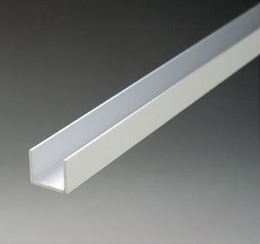 China Anodized Aluminum U Channel Extrusions / aluminium frame profiles for sale
