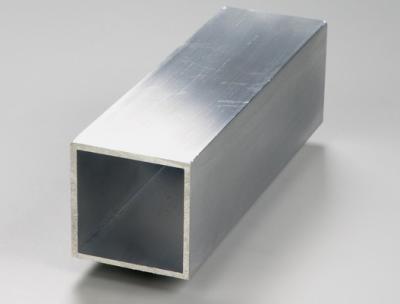 China Silver Aluminium Profile Extrusion Rectangular Tube Thin Wall Extruded Aluminum Shapes for sale