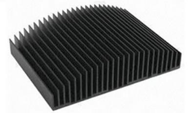 China 6063 Extruded Aluminum Heatsink Profiles  Use On LED Lamps , Computer , Electrical And Electronics Instruments for sale