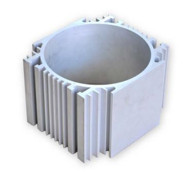 China Anodized Aluminum Extrusion Profiles Electrical Cover / Aluminium Electric Motor Shell for sale