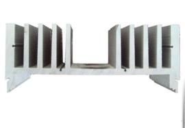 China Aluminum Extruded Heat Sink Profiles Customized Shape / Aluminum Radiator for sale