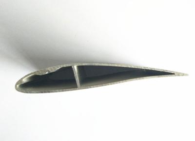 Китай Анодируя алюминиевые промышленные лопатки вентилятора, профиль алюминия 6063, серебристый/чернота продается