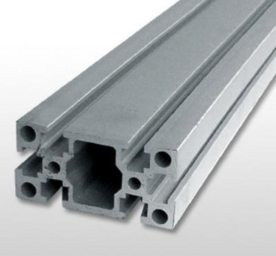 Chine Le profil en aluminium industriel argenté, allient l'extrusion de l'aluminium 6061 T6 à vendre