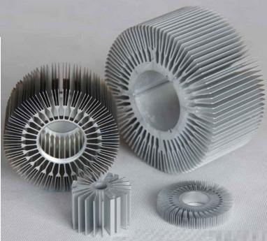 China OEM Customized LED Aluminum Heatsink Extrusion Profiles , Heat Sink / Radiator for sale
