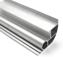China Silbriges anodisiertes Profil-Aluminiumverdrängungs-Profil des Aluminium-6061 mit Bohrung/Ausschnitt zu verkaufen