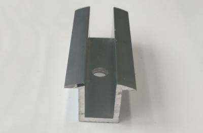 China Mill Finished / Anodized 6063-T5 / 6060-T5 Solar Roof Mounting Systems PV Mid Clamp for sale
