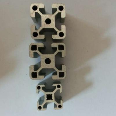 China Clear / Silver Extrusion Industrial 6005 Aluminum Profile , Aluminium Extrusion Profile For Assembly Line for sale