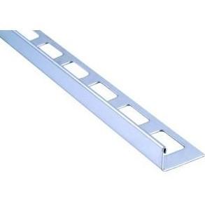 China 6063 6061 Aluminum Profile With Bending / Cutting , Silvery Anodized Floor Tile Trim for sale