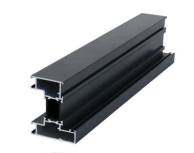 China Black Anodized Aluminum Extrusion Profile For Elevator / Window / Door for sale