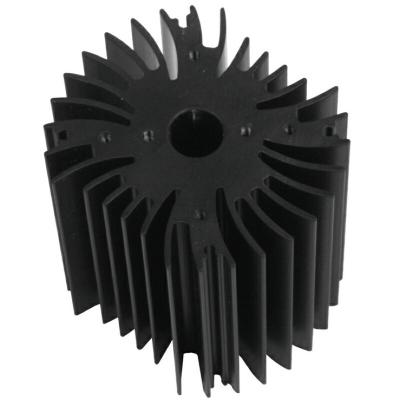 China Drilling Bronze Aluminum Notebook Cooler Heatsink Extrusion Profiles Industrial With CNC Machining for sale